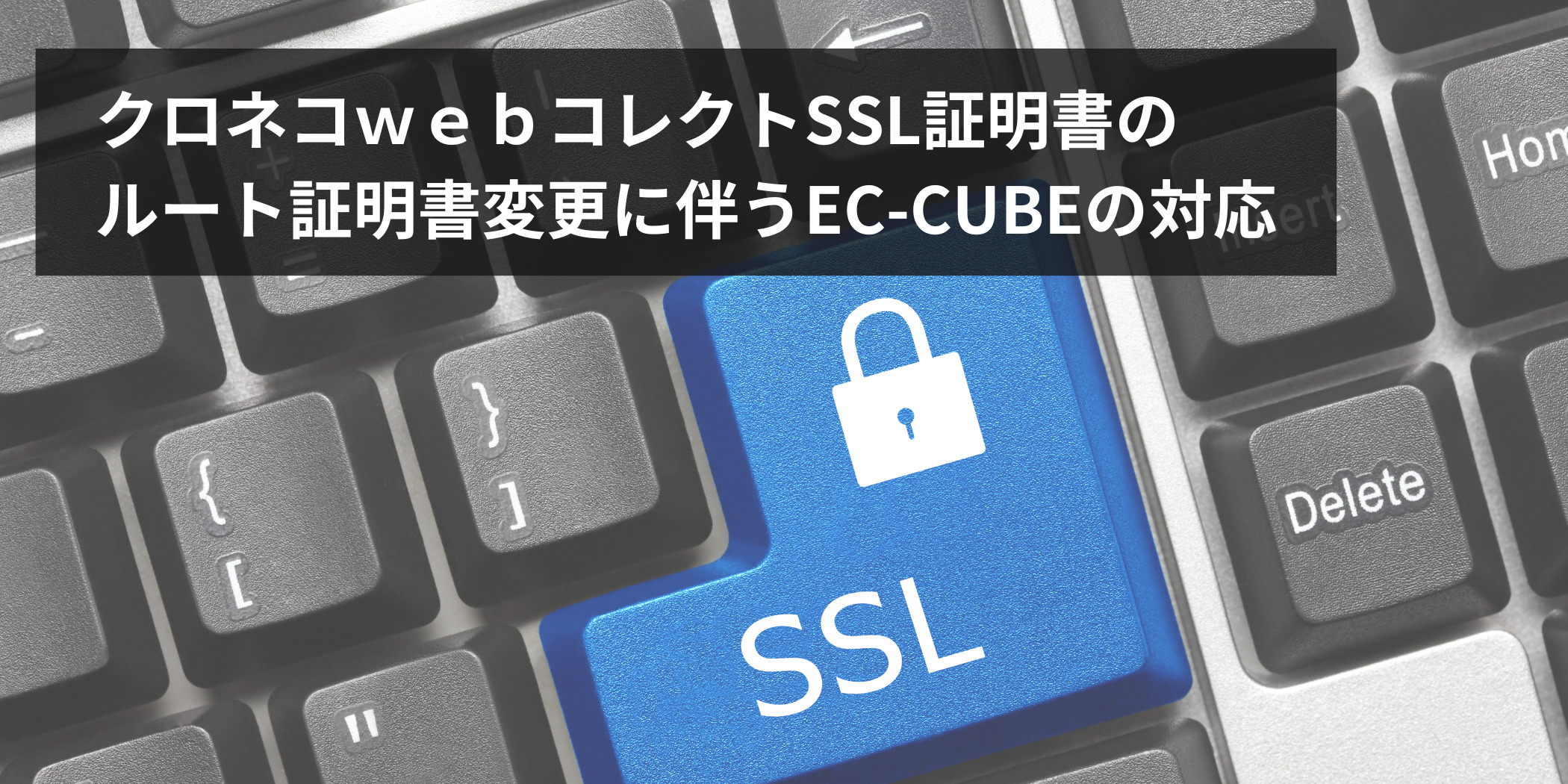 クロネコｗｅｂコレクトSSL証明書のルート証明書変更に伴うEC-CUBEの対応